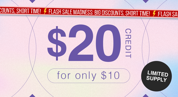 Shop the $10 for $20 Credit - Limited Supply sale