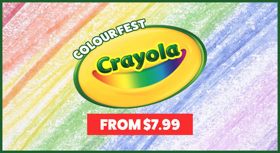 Shop the Crayola Colour Fest - From 7.99 sale