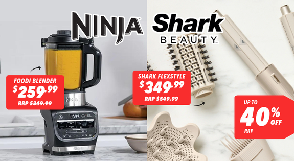 Shop the Shark & Ninja Appliances up to 40% off RRP sale