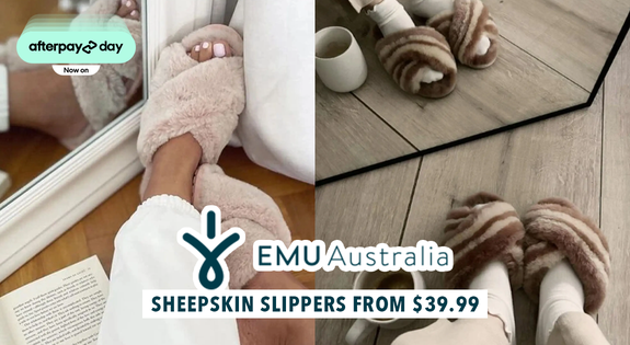 Shop the EMU Australia - Sheepskin Slippers From $39.99 & More sale
