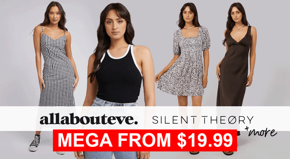 Shop the All About Eve, Silent Theory & More MEGA From $19.99 sale