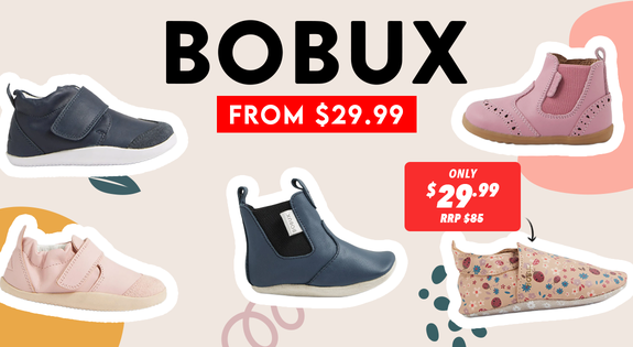 Shop the Bobux Bargains - From $29.99! sale