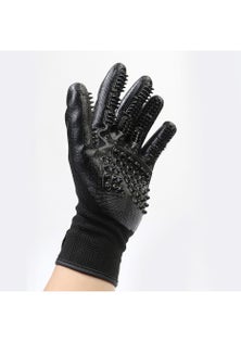 Pet Grooming Brush Deshedding Bath Wash Gloves