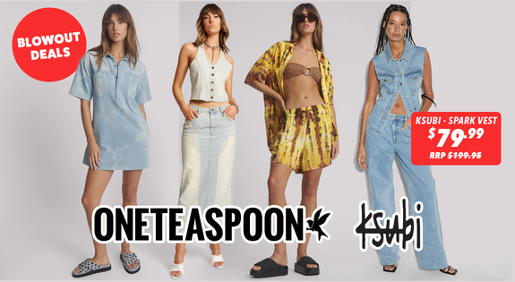 Shop the One Teaspoon & Ksubi Blowout Deals - New Added! sale