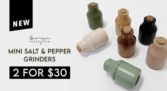 Shop the NEW Mini Salt & Pepper Grinders - 2 for $30! sale