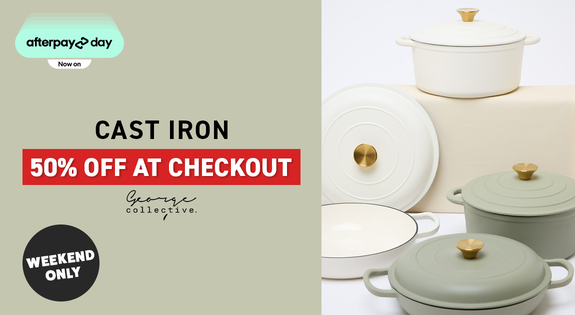 Shop the 50% OFF Cast iron Cookware - WEEKEND ONLY! sale