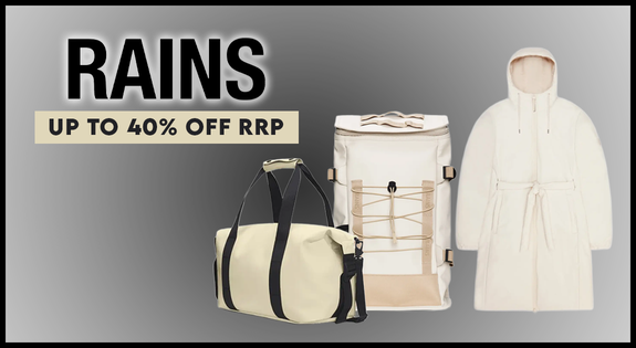 Shop the Rains - Up to 40% Off RRP sale