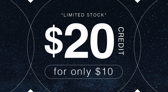 Shop the $10 for $20 Credit sale