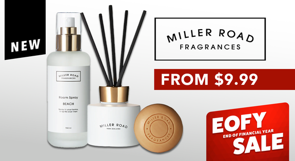 Shop the NEW Miller Road Fragrances - from $9.99 sale