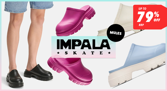 Shop the Impala Mules - Up to 79% Off RRP sale