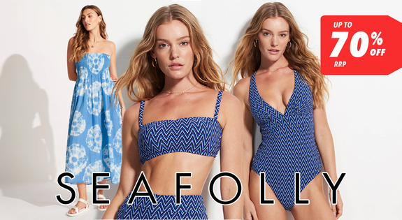 Shop the Seafolly MEGA Up to 70% off RRP sale