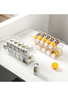 Automatic Rolling Beverage Soda Can Storage Organizer