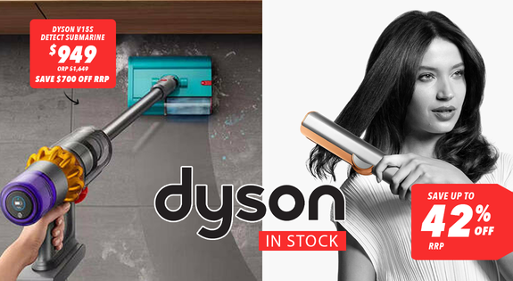 Shop the Dyson in stock - Save up to 42% off RRP! sale