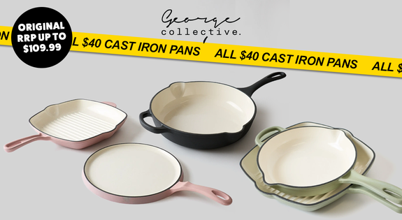 Shop the SNEAKY DEAL - ALL $40 Cast Iron Pans! sale