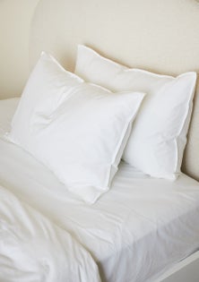 George Collective - 100% Stonewashed Cotton Pillowcase Pair - Warm White