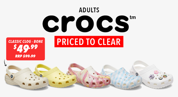 Shop the Adults Crocs Priced to Clear!! sale