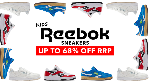Shop the Reebok KIds up to 68% off  RRP sale
