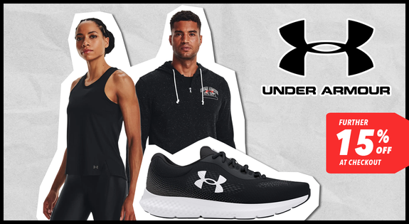 Shop the Under Armour further 15% at checkout! sale