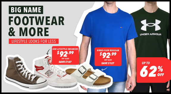 Shop the Big Name Footwear & more up to 62% off - Lifestyle Looks for Less - sale