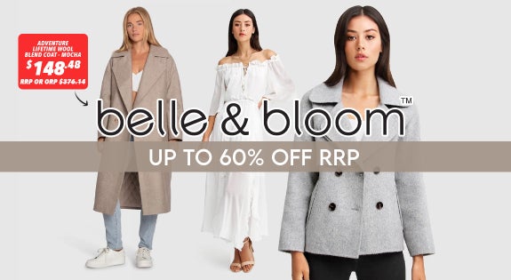 Shop the Belle & Bloom - Up To 60% off RRP sale