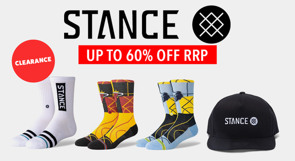 Shop the Stance Clearance up to 60% Off RRP sale