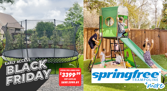 Shop the Spring Free Trampolines & More - Black Friday early access! sale