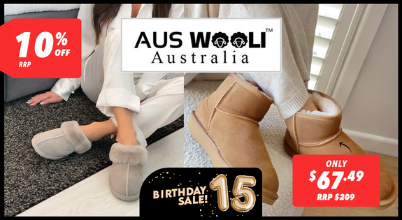 Shop the Aus Wooli UGGS & Slippers Price Drop - 10% Off RRP sale