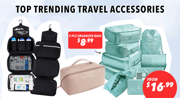 Shop the Top Trending Travel Accessories from $16.99 sale