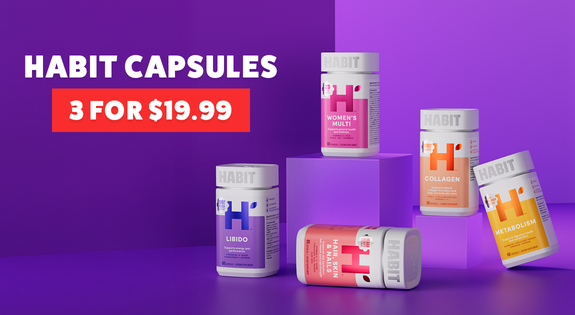 Shop the Habit Vitamin Capsules 3 for $19.99 sale