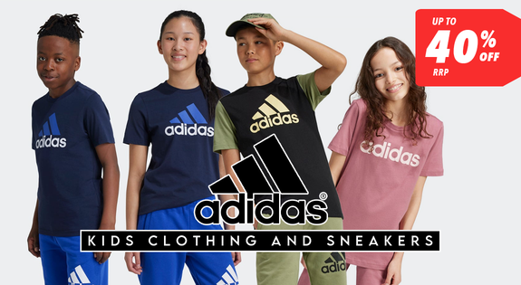 Shop the Adidas Kids Clothing and Sneakers - Up to 40% off RRP! sale