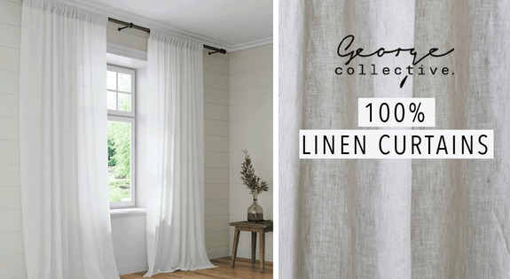 Shop the 100% Linen Curtains sale