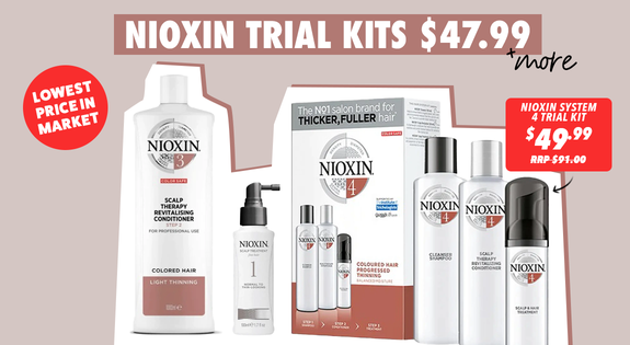 Shop the Nioxin Trial Kits $47.99 & More! sale