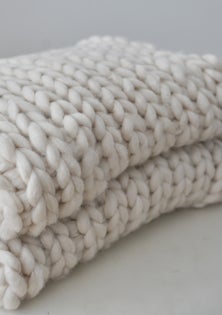 George Collective - Chunky Knit Throw (Extra Large) - Natural