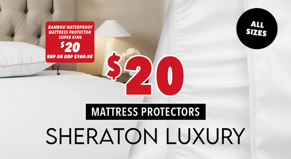 Shop the $20 Sheraton Mattress Protectors - All Sizes! sale
