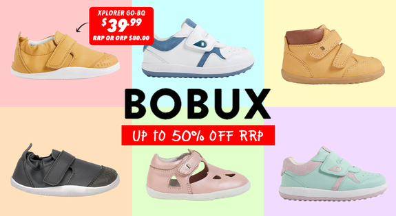 Shop the Bobux Deals - Up to 50% Off RRP sale