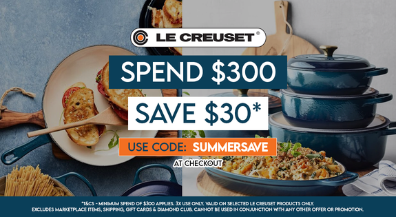 Shop the Le Creuset Summer Spend & Save! sale