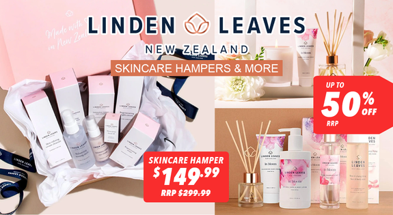 Shop the Linden Leaves Award Winning NZ Skincare Hampers & More - Up to 50% Off RRP sale