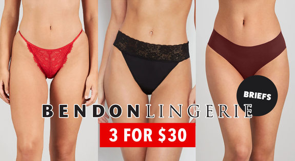 Shop the Bendon Briefs 3 for $30 sale