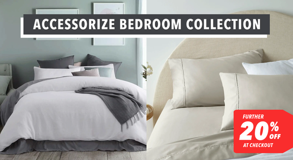 Shop the Accessorize Bedroom Collection - 20% Off! sale