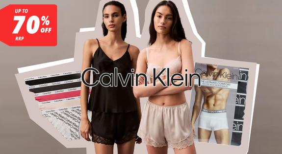 Shop the Calvin Klein - Up to 70% off RRP - $2 Shipping! sale