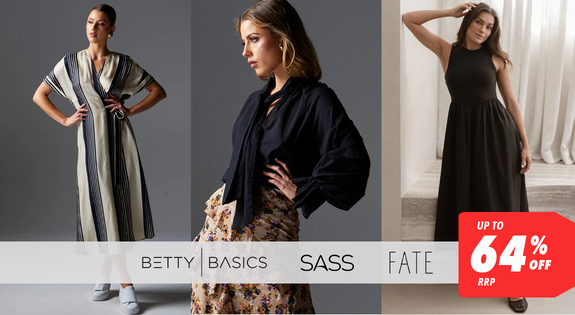 Shop the Betty Basics, Sass & Fate - Up to 64% off RRP sale