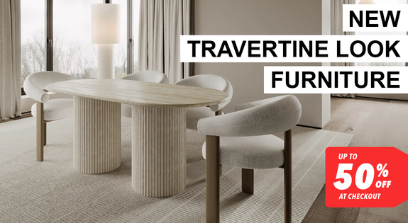 Shop the NEW Travertine Look Furniture - Up to 50% off at checkout! sale