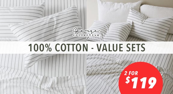Shop the 100% Cotton Value Sets - 2 for $119! sale