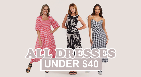 Shop the ALL Dresses Under $40.00! sale