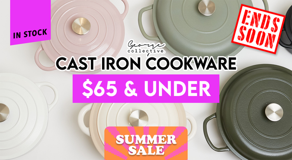 Shop the $65 & Under Cast Iron Cookware - (Extended! ends midnight 2nd Feb) sale
