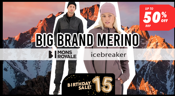Shop the Big Brand Merino - Up to 50% Off RRP sale