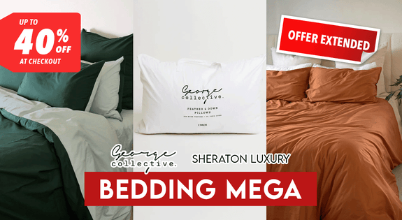 Shop the Bedding MEGA Up to 40% off at Checkout sale