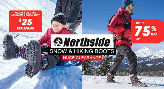 Shop the Huge Clearance Northside Snow & Hiking Boots up to 75% off RRP sale