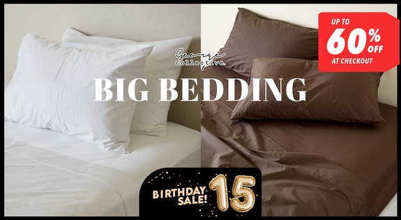 Shop the Big Bedding up to 60% off at checkout sale