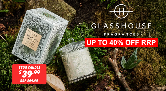 Shop the Glasshouse Candles up to 40% off RRP + unboxed deals! sale